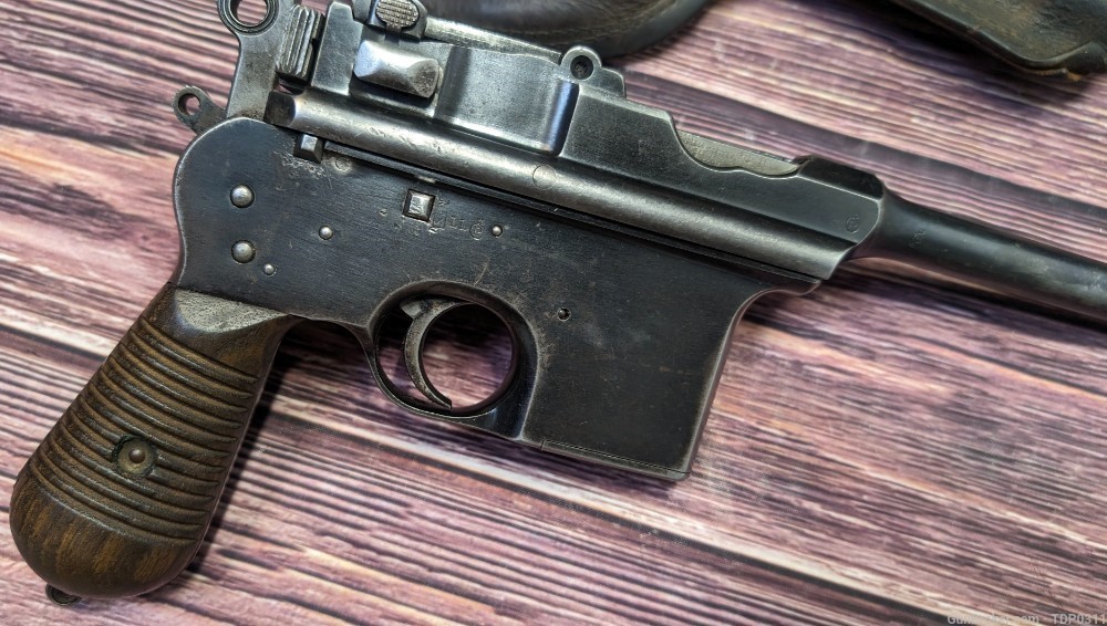 Mauser C96 Broomhandle pistol M1921 Bolo WWI era 7.63 Mauser PENNY START-img-8