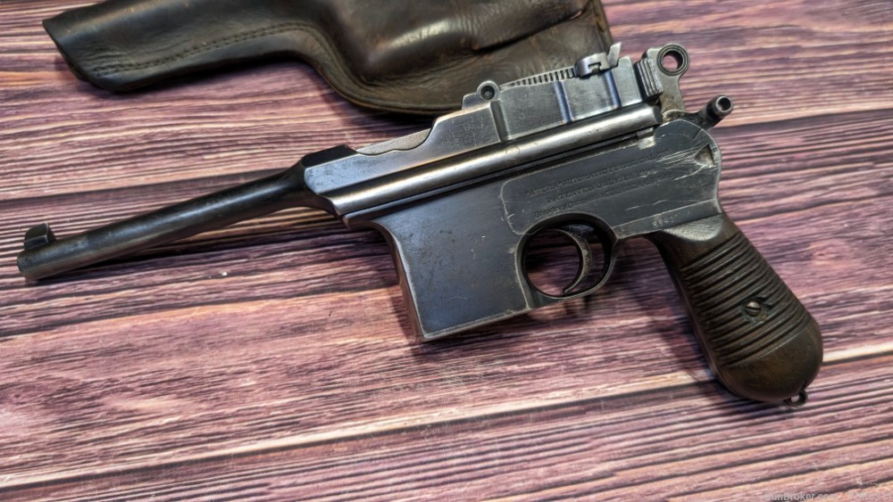 Mauser C96 Broomhandle pistol M1921 Bolo WWI era 7.63 Mauser PENNY START-img-0