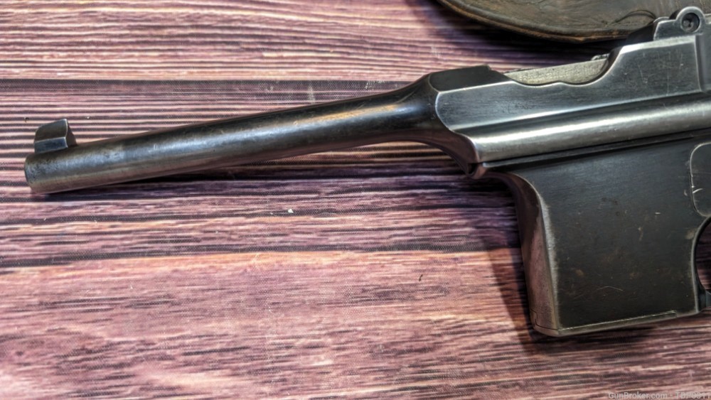 Mauser C96 Broomhandle pistol M1921 Bolo WWI era 7.63 Mauser PENNY START-img-6