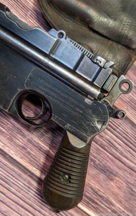 Mauser C96 Broomhandle pistol M1921 Bolo WWI era 7.63 Mauser PENNY START-img-1