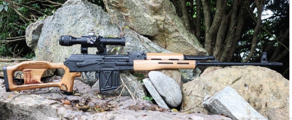 Century Arms PSL54 7.62X54R 24.4" PSL54  Dragunov SniperRifle Factory optic-img-0