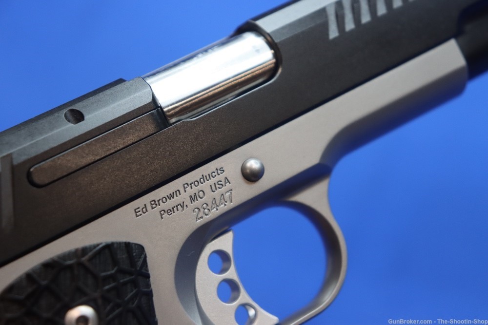 ED BROWN Model EVO E-9 1911 Pistol 2-TONE Stainless 9MM 4.25" Match SA 9RD -img-24