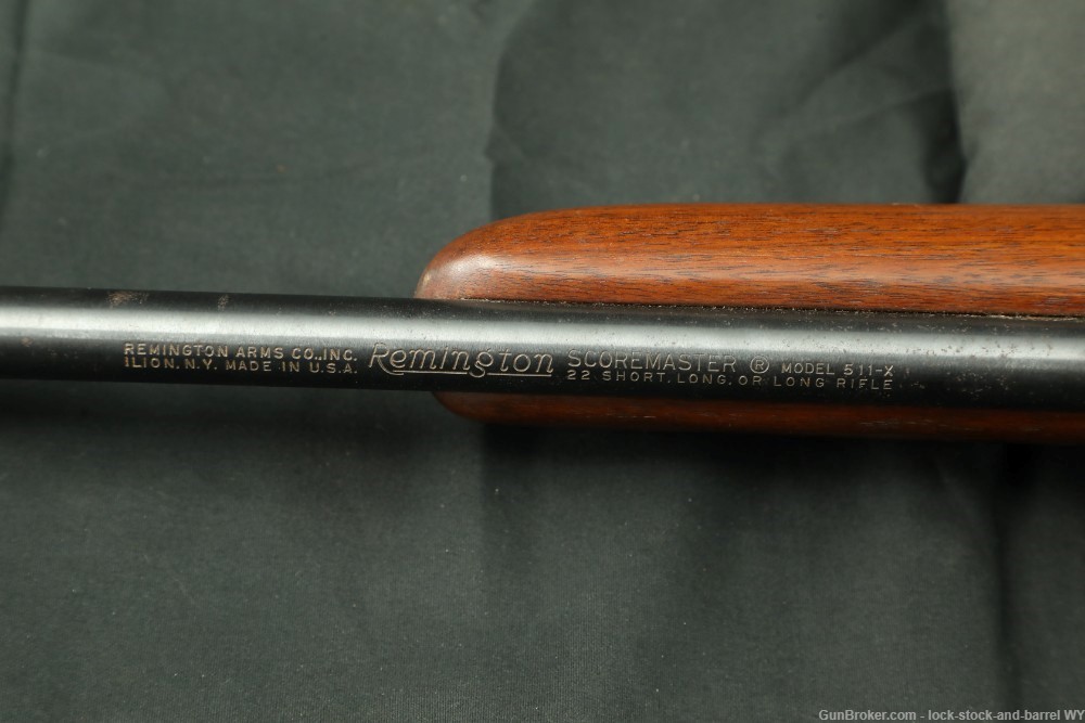 Remington Model 511-X Scoremaster .22 Long Rifle Bolt Rifle, 1965-1966 C&R-img-31