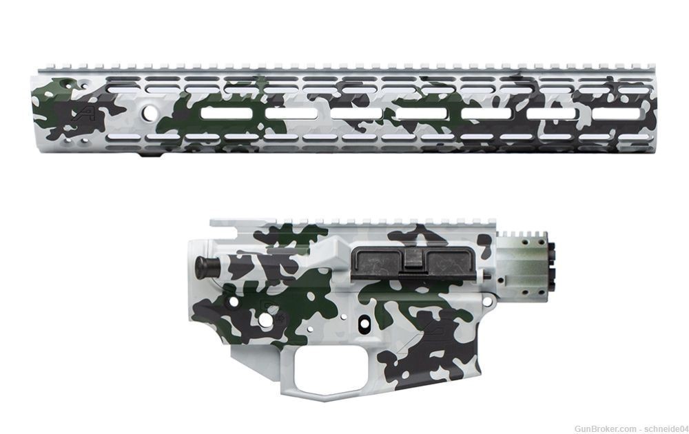 Aero Precision M4E1 BUILDER SET W/ 15" ENHANCED M-LOK - M84 SNOW CAMO-img-0