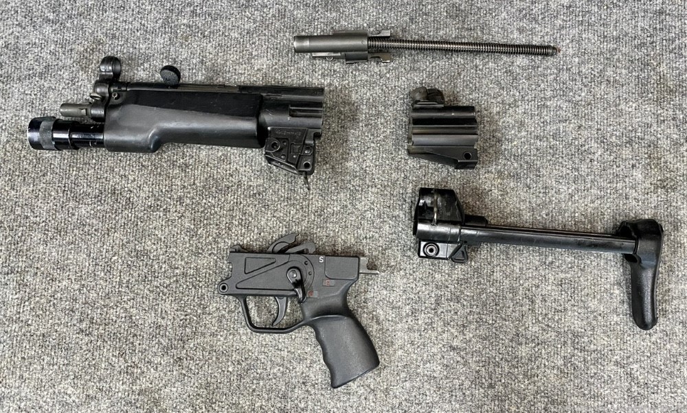 HK MP5 9mm Parts Kit West German flash light SEF pack -img-0