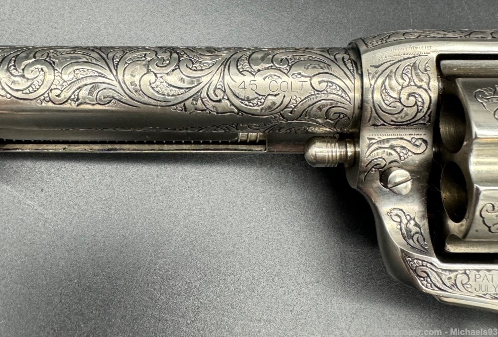 Engraved Colt Single Action Army .45 Colt SAA-img-13