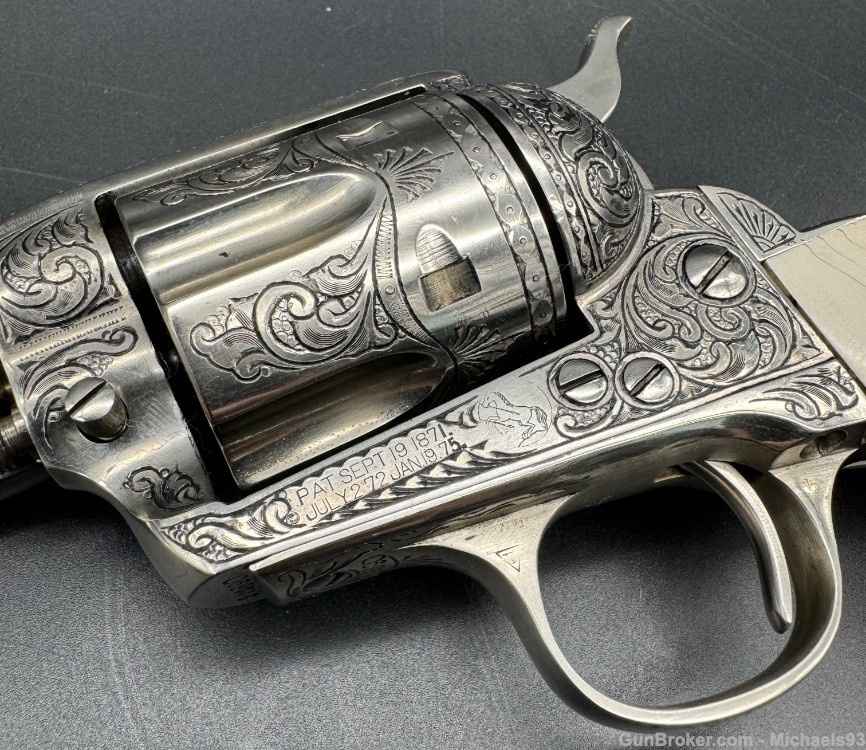 Engraved Colt Single Action Army .45 Colt SAA-img-5