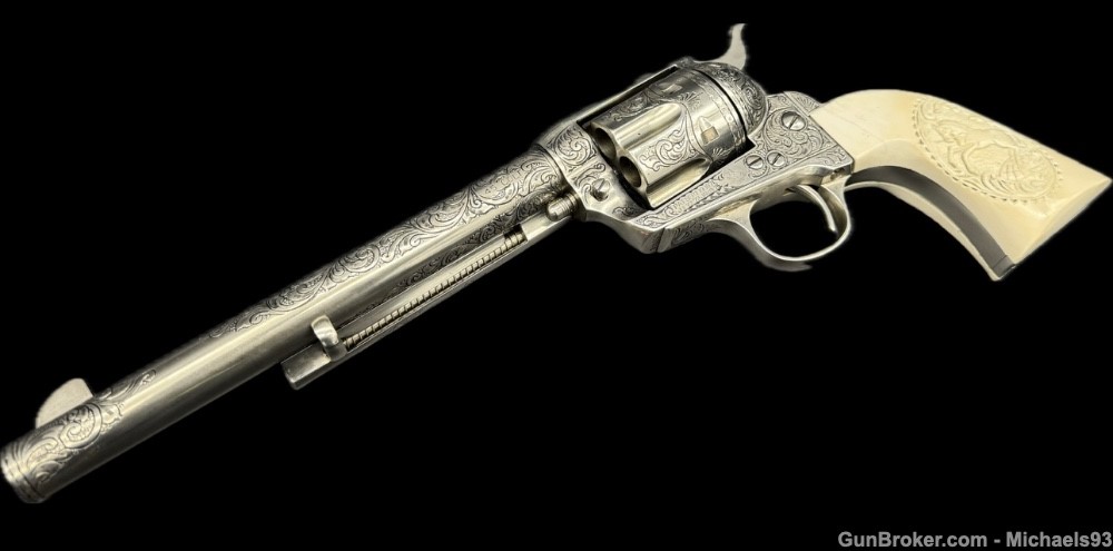 Engraved Colt Single Action Army .45 Colt SAA-img-1