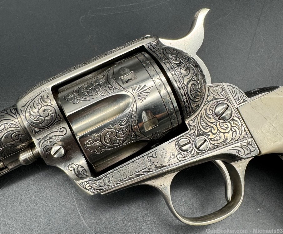 Engraved Colt Single Action Army .45 Colt SAA-img-12