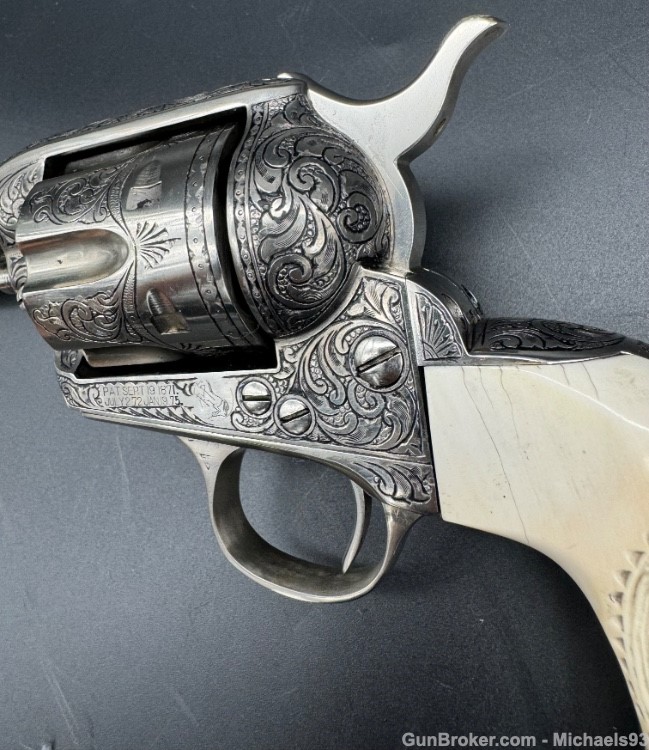 Engraved Colt Single Action Army .45 Colt SAA-img-11
