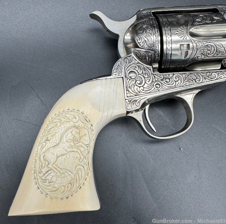 Engraved Colt Single Action Army .45 Colt SAA-img-18