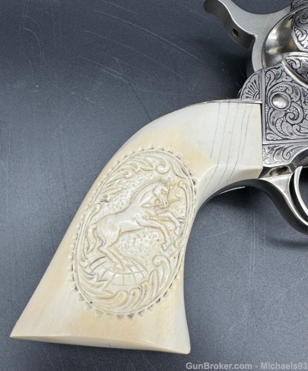 Engraved Colt Single Action Army .45 Colt SAA-img-8