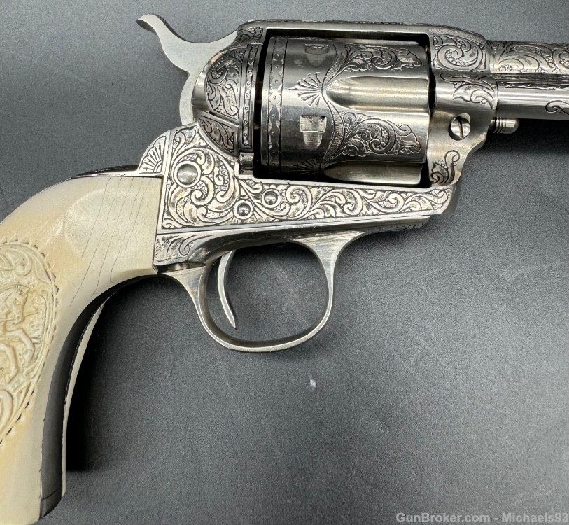 Engraved Colt Single Action Army .45 Colt SAA-img-19
