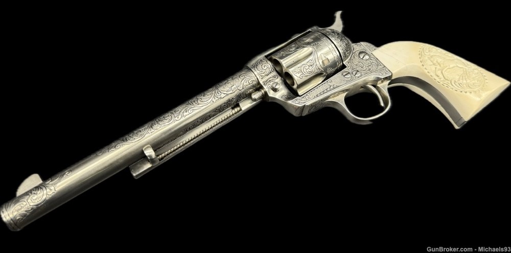Engraved Colt Single Action Army .45 Colt SAA-img-0