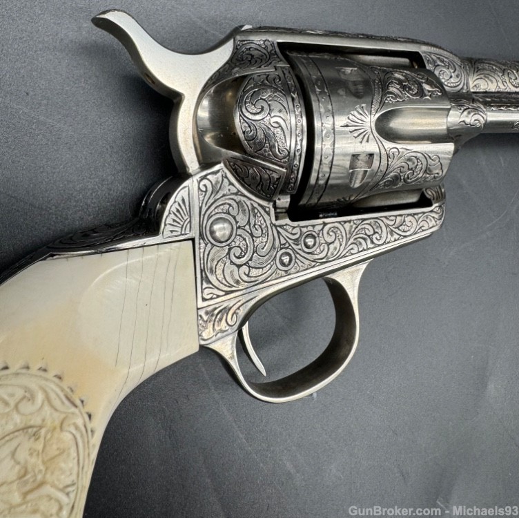 Engraved Colt Single Action Army .45 Colt SAA-img-20