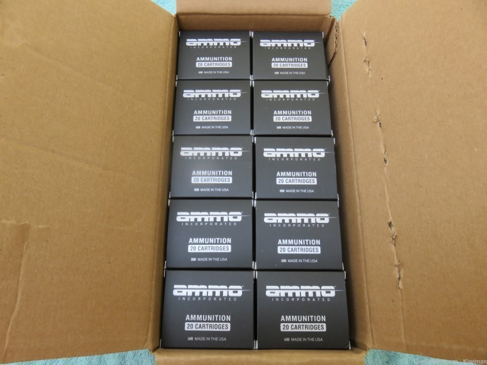 200 Rounds of Ammo Inc. 9mm  115 Grain  JHP-img-0