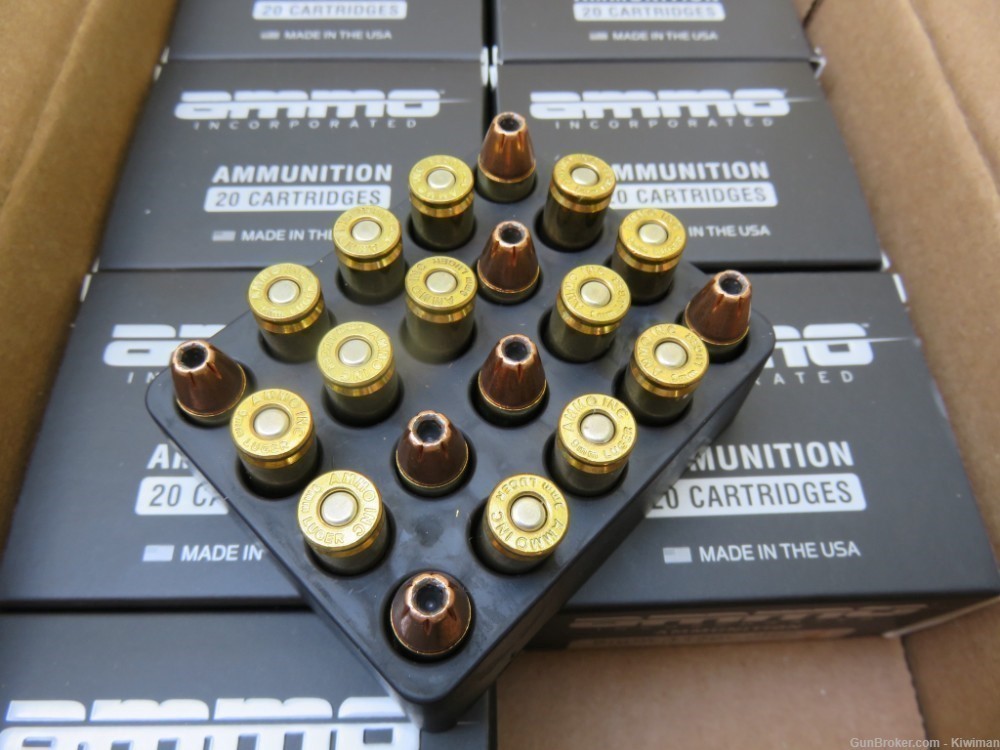 200 Rounds of Ammo Inc. 9mm  115 Grain  JHP-img-11