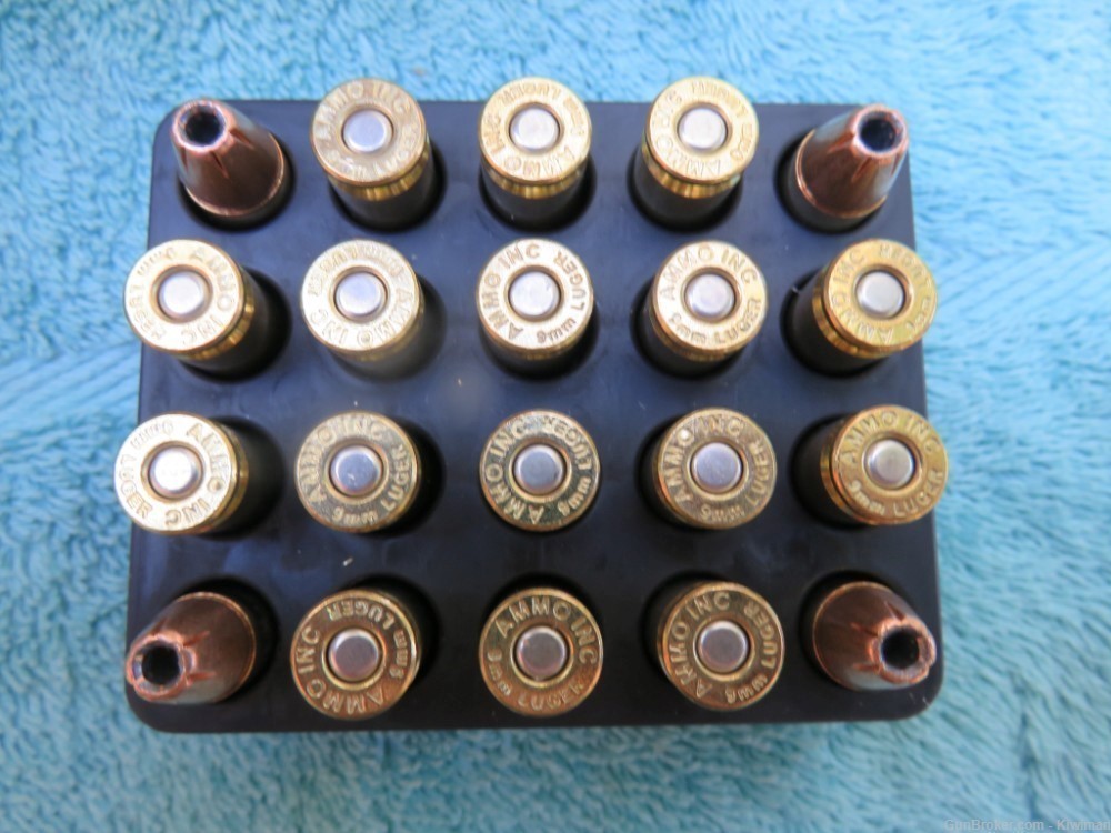 200 Rounds of Ammo Inc. 9mm  115 Grain  JHP-img-12
