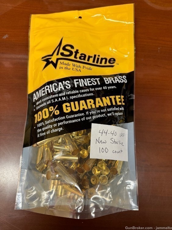 44-40 wcf 44/40 win New Starline 100 count reloading brass FAST SHIPPING -img-0