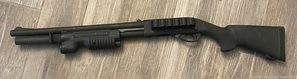 Remington 870 Police Magnum 12GA, 18" IC w/ XS Rifle Sights, 12 Guage GA-img-0
