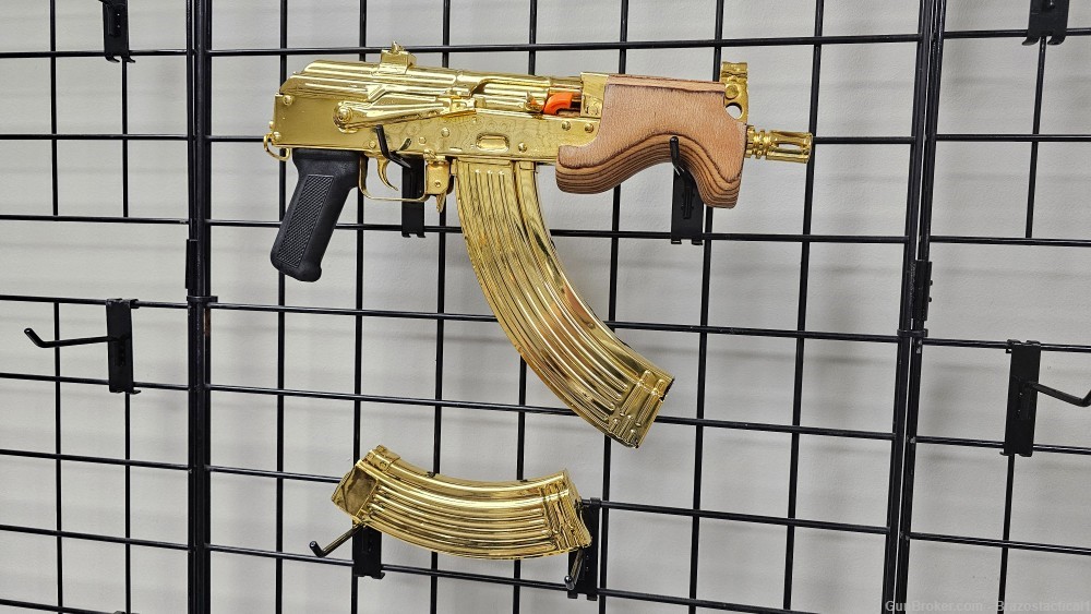 Century Arms, Micro Draco, Gold plated-img-2