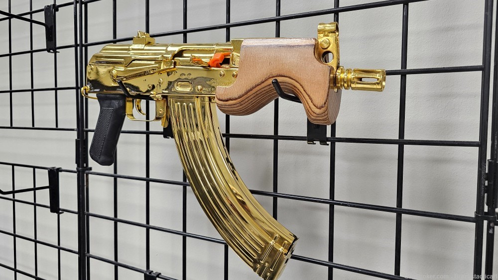 Century Arms, Micro Draco, Gold plated-img-1
