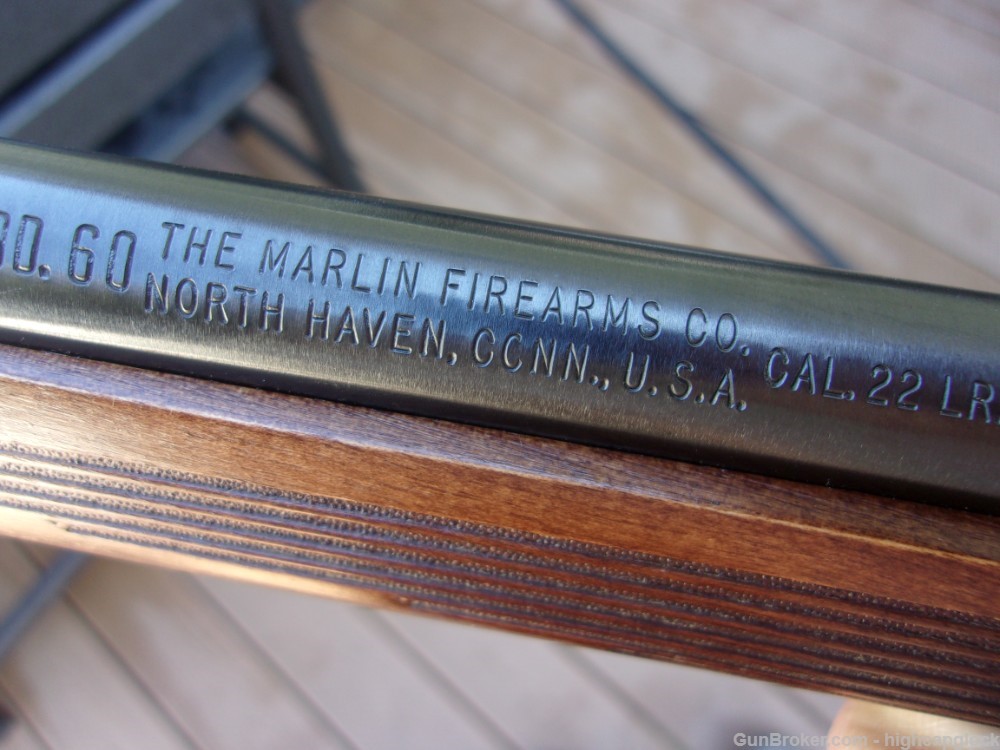 Marlin 60 .22lr Semi Auto Rifle JM Stamped North Haven Made $1START-img-12