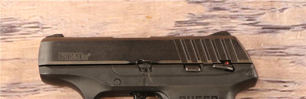 Ruger Model EC95 9mm Black 3" Barrel Polymer Pistol 2 Mags 7 Rounds-img-7