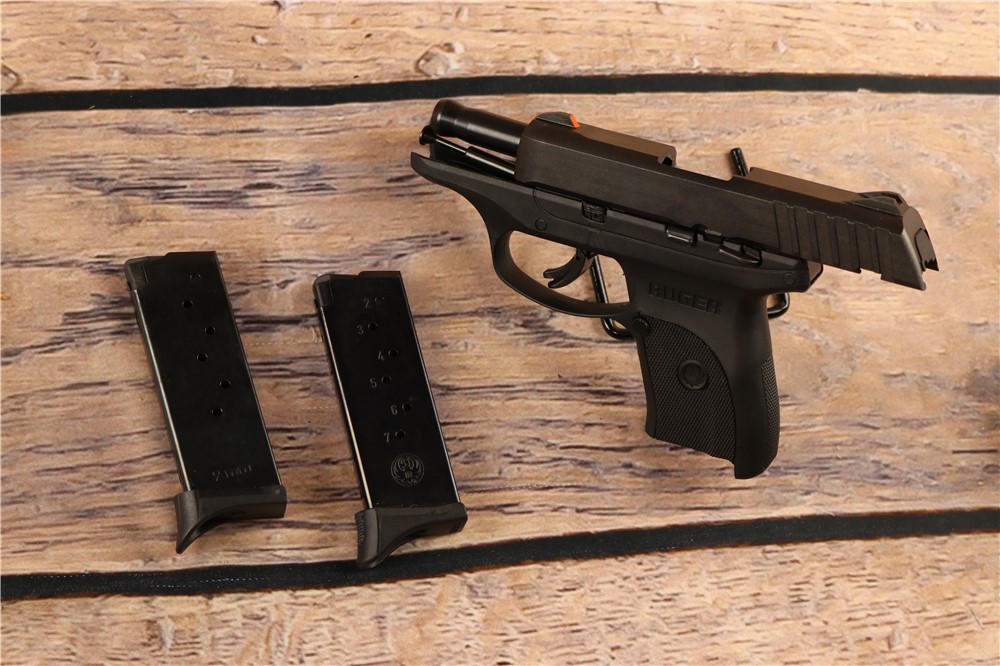 Ruger Model EC95 9mm Black 3" Barrel Polymer Pistol 2 Mags 7 Rounds-img-9