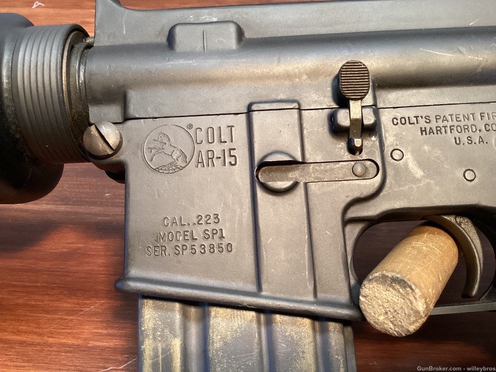 Pre Ban 1975 Colt SP1 AR15 5.56mm NATO 20” M16A1 Good Bore-img-7