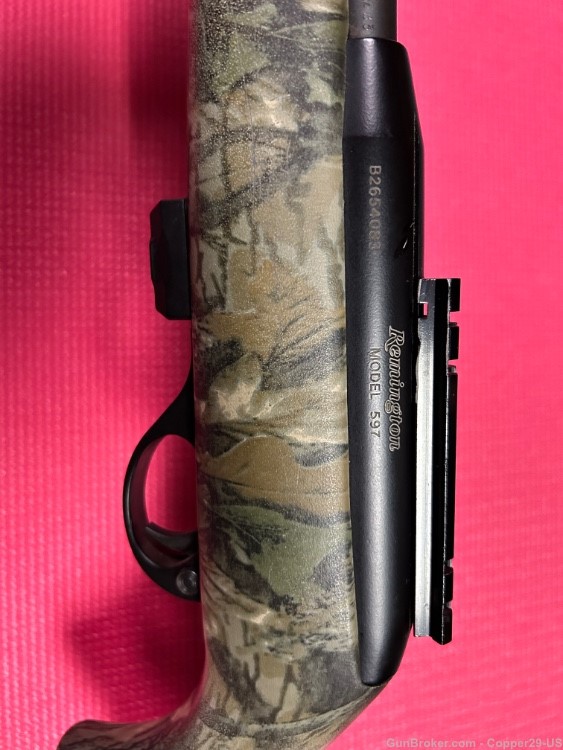 Remington model 597 .22 Lr, Camo stock -img-9