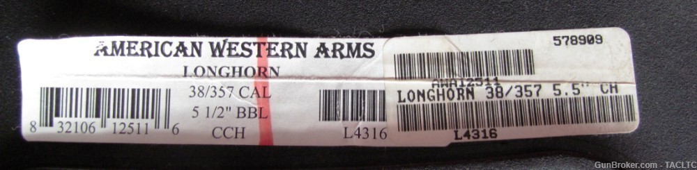 AMERICAN WESTERN ARMS AWA 1873 LONGHORN 357 MAG CASE COLORED 4 CLICK LNIB-img-17
