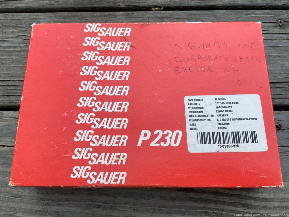 Sig Sauer P230 SL Pistol 380 ACP 9mm Kurz Made 1987 w/ 1 Mag & Box P230SL-img-18