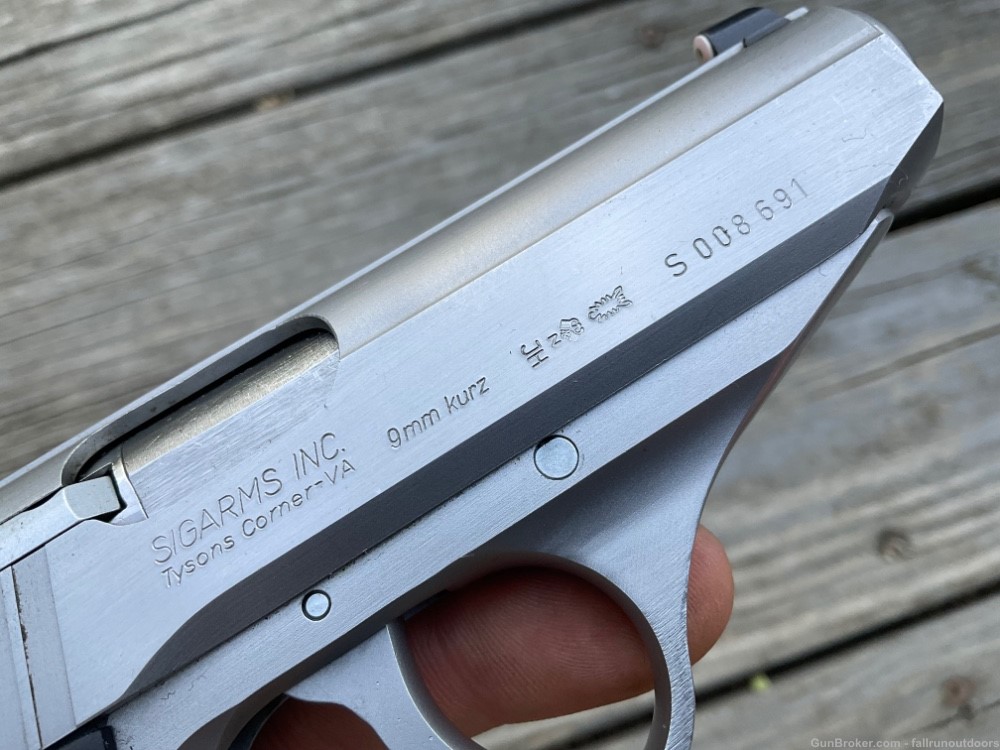 Sig Sauer P230 SL Pistol 380 ACP 9mm Kurz Made 1987 w/ 1 Mag & Box P230SL-img-9