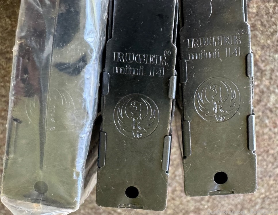 Ruger Mini 14 OEM 20 rd magazines - Lot of 3 - .223 5.56-img-5