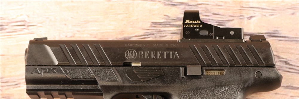 Beretta APX 9mm 4.5" Barrel Box 2 Mags Burris Fastfire 3 RDS-img-8