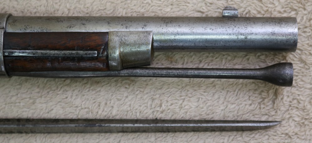 Fine Original Civil War US 1861 Springfield musket 58 cal with bayonet -img-8