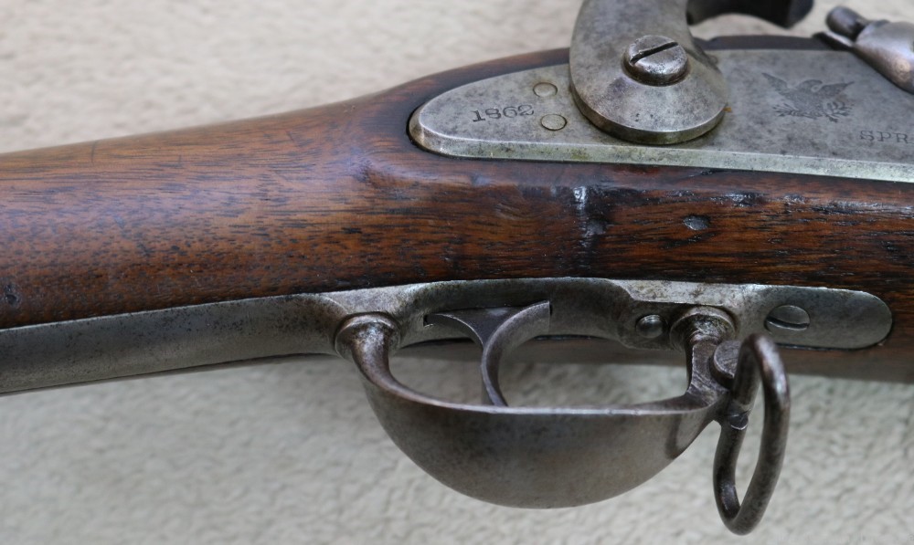 Fine Original Civil War US 1861 Springfield musket 58 cal with bayonet -img-13