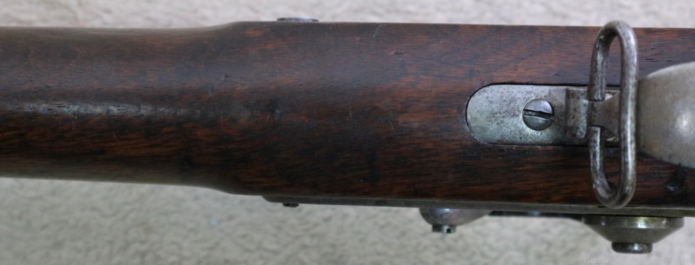 Fine Original Civil War US 1861 Springfield musket 58 cal with bayonet -img-40