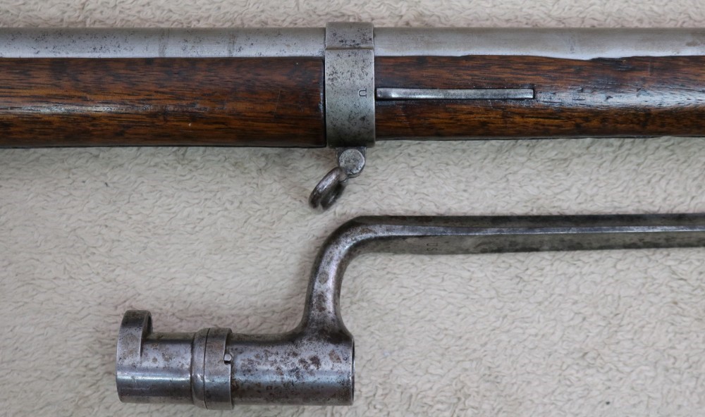 Fine Original Civil War US 1861 Springfield musket 58 cal with bayonet -img-6