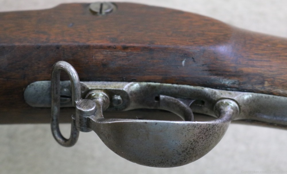 Fine Original Civil War US 1861 Springfield musket 58 cal with bayonet -img-39