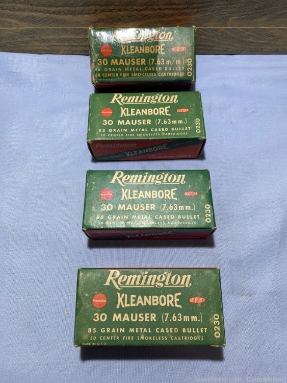 30 Mauser (7.63) Remington KLEANBORE 4 boxes 200pcs.-img-10