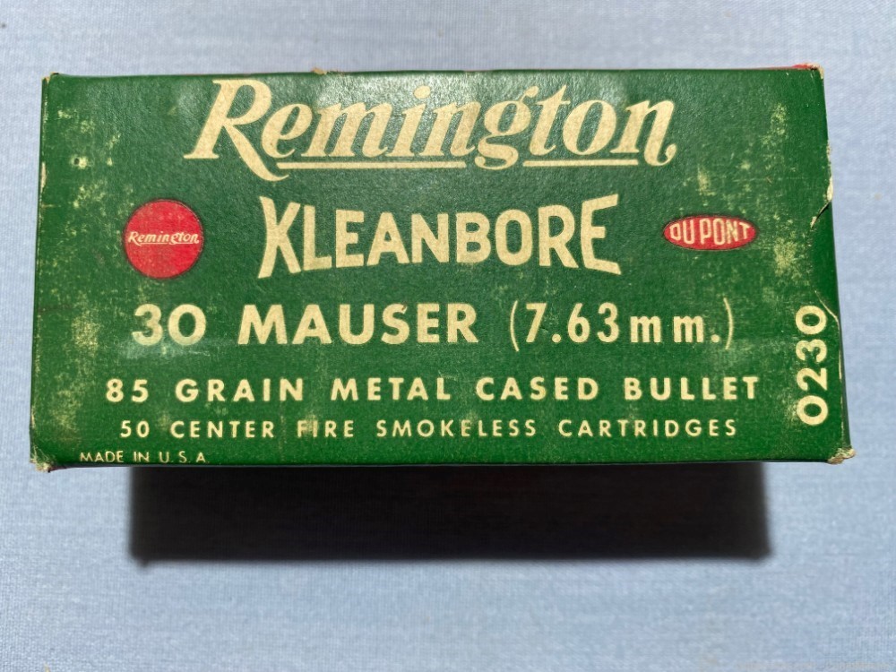 30 Mauser (7.63) Remington KLEANBORE 4 boxes 200pcs.-img-0