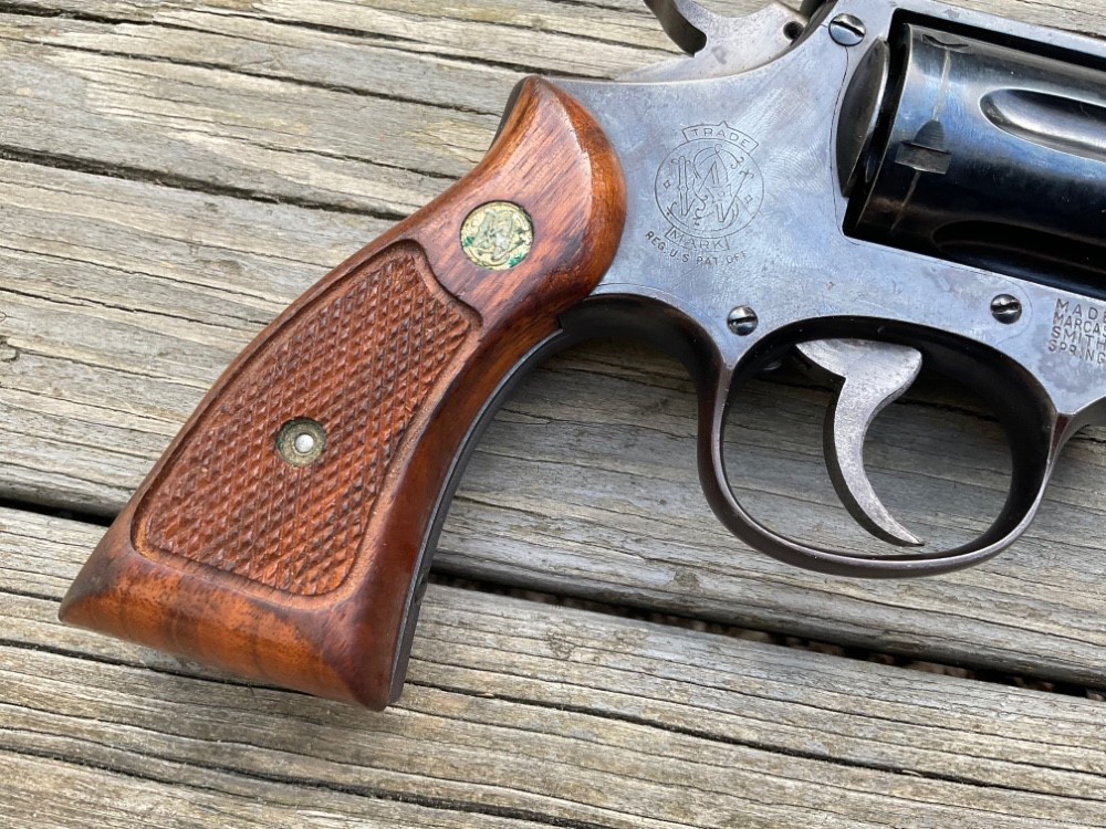 Smith & Wesson S&W K-38 Combat Masterpiece Revolver 38 Special 1954 Pre 15-img-1