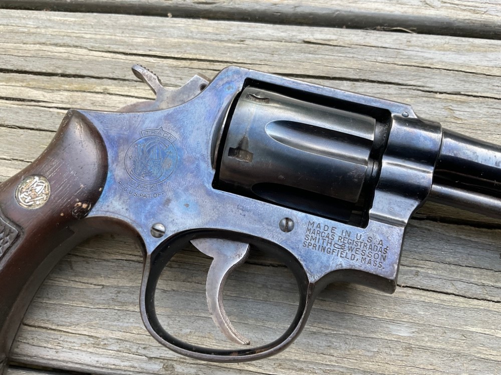 Smith & Wesson S&W Military & Police Revolver 38 Special 1955 6” Pre 10 C&R-img-2