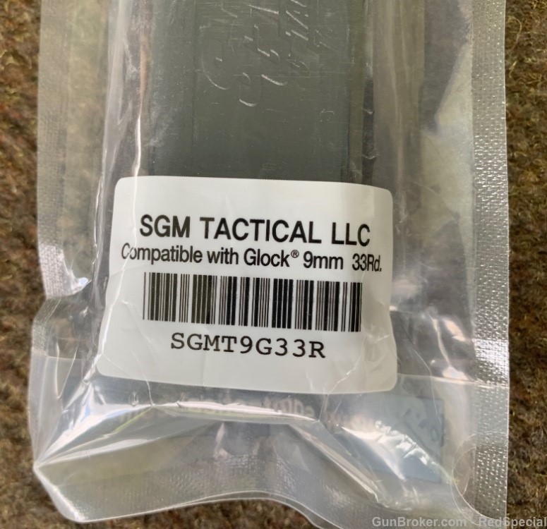 SGM Tactical Glock 9mm 33 rd magazine - Lot of 4-img-1