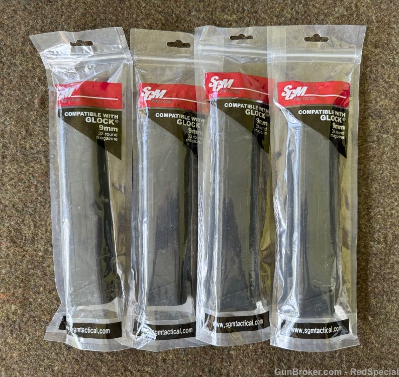 SGM Tactical Glock 9mm 33 rd magazine - Lot of 4-img-2