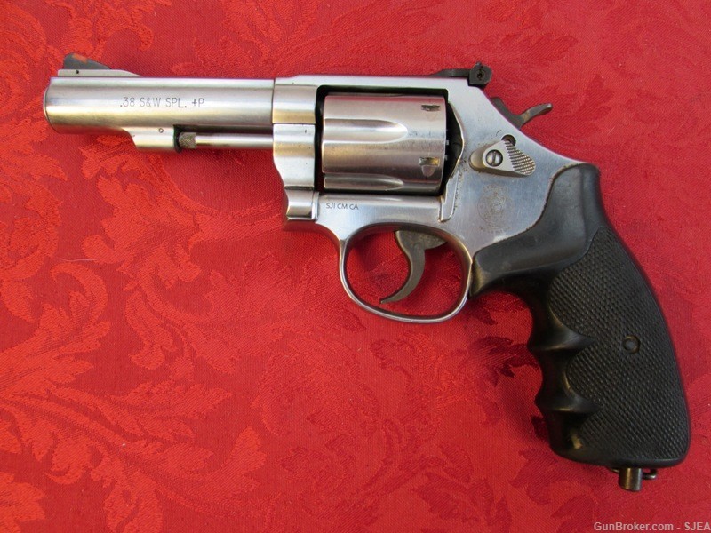 NICE SMITH & WESSON FRENCH POLICE MODEL 67 38 Special + P Cal. REVOLVER -img-6
