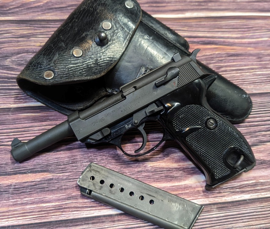 Walther P.38 German 9mm pistol P38 2 magazines & holster PENNY START-img-0