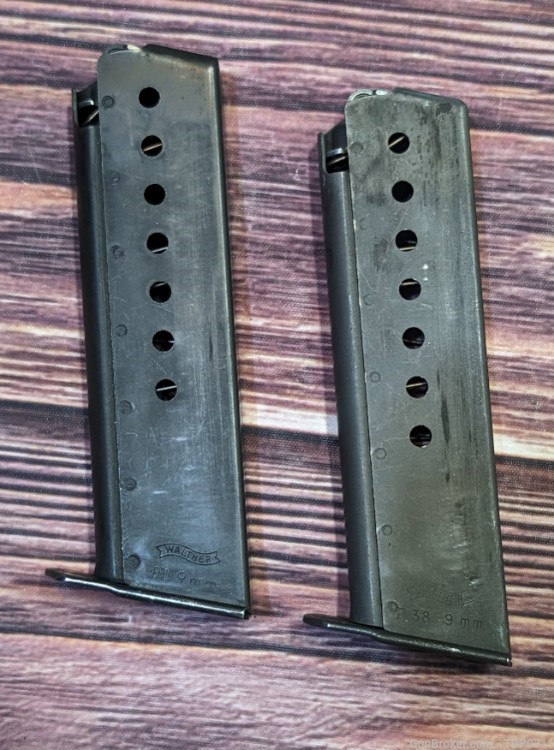 Walther P.38 German 9mm pistol P38 2 magazines & holster PENNY START-img-19